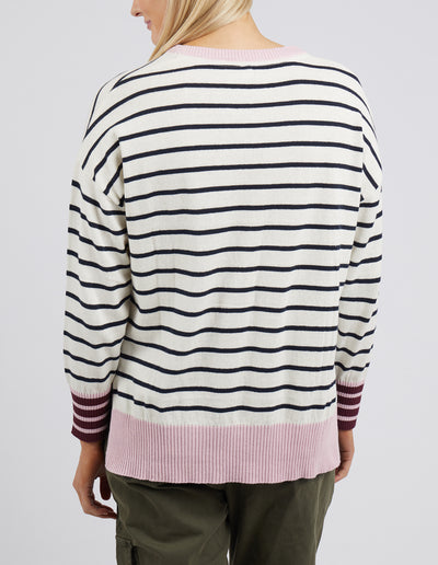 Abstract Stripe Knit