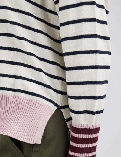 Abstract Stripe Knit