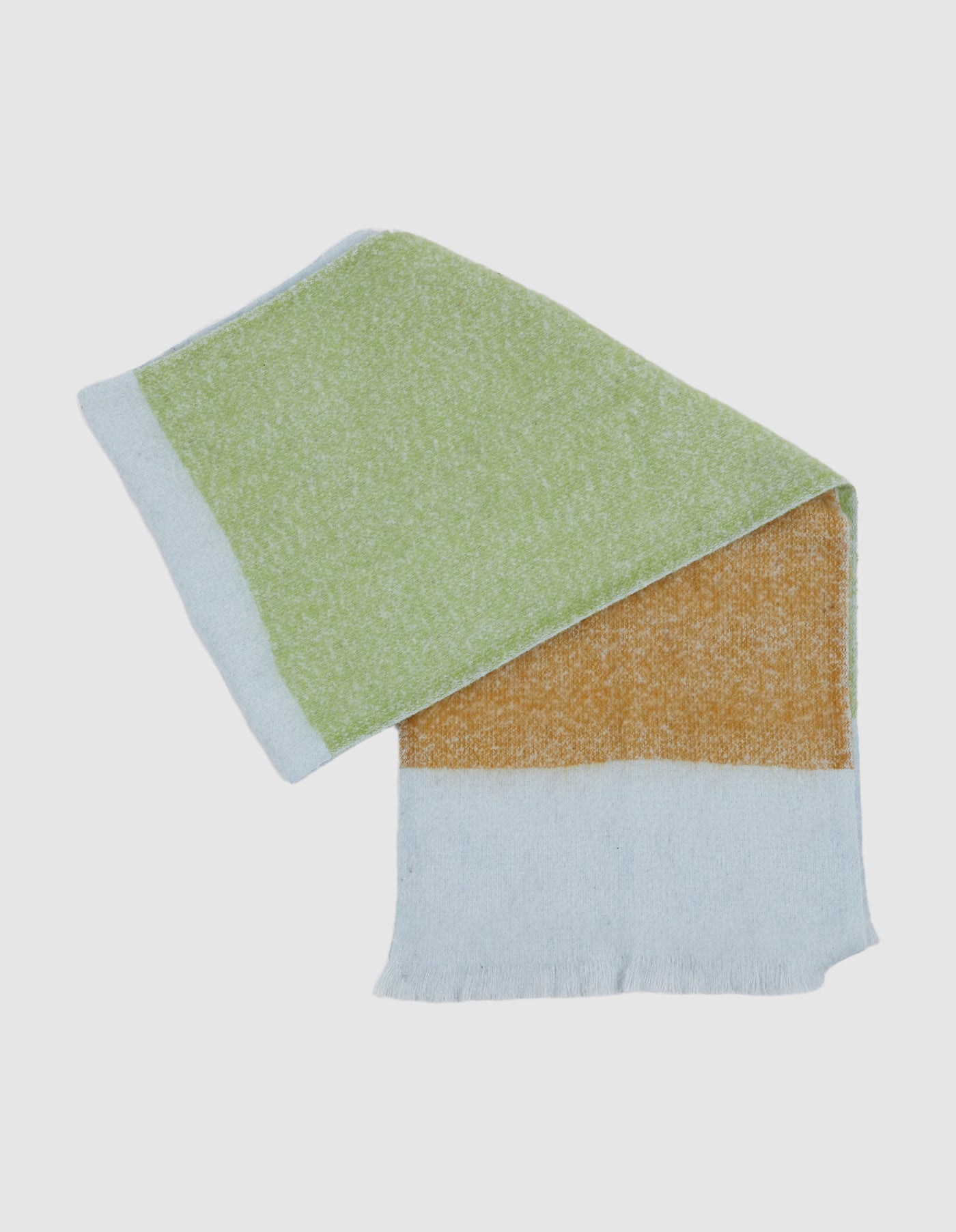Elm - Pasture Scarf Green, Grey & Cream - Womens Fashion