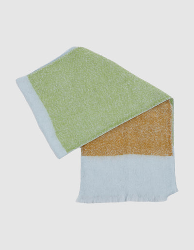 Elm - Pasture Scarf Green, Grey & Cream - Womens Fashion