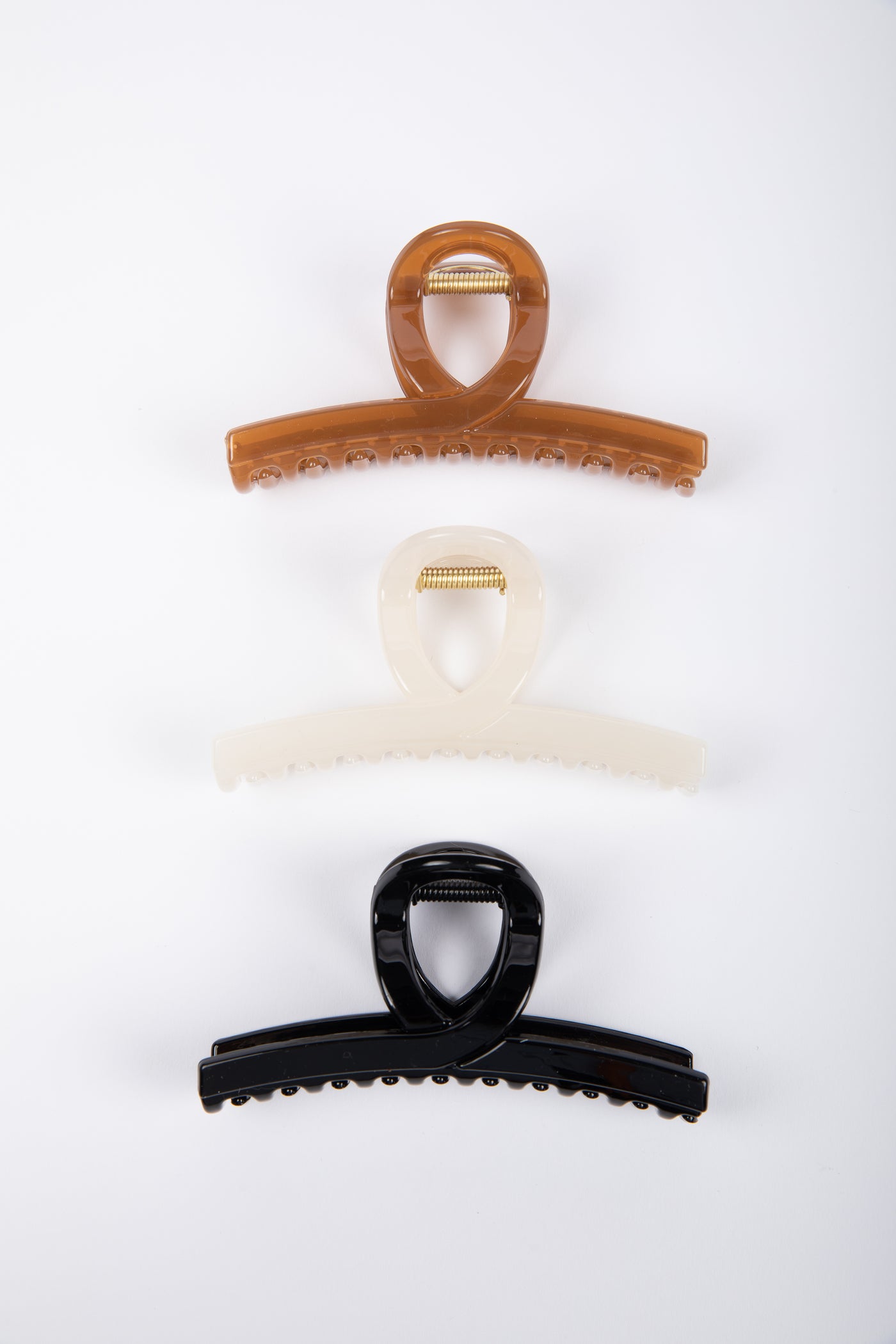 Slider Hair Claw - Black Gloss