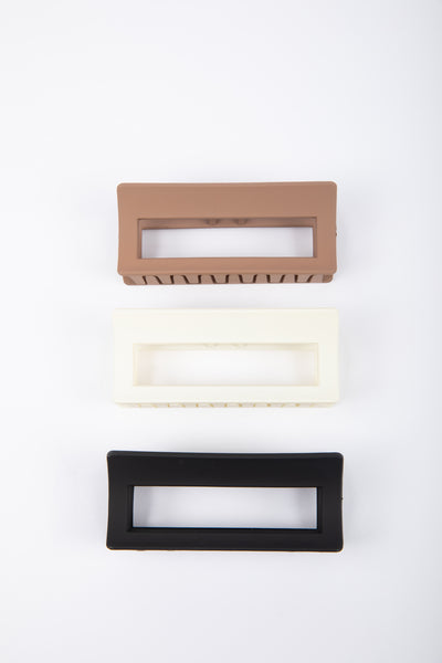 Brigitte Hair Claw - Black
