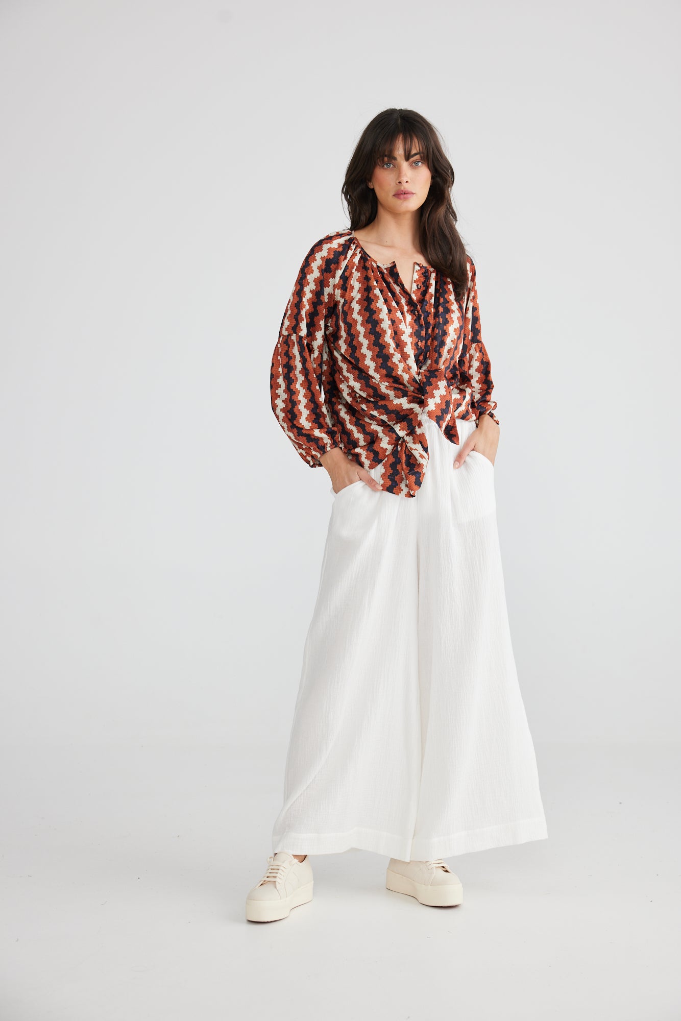 Talisman - Aquarius Top - Aztec - Womens Fashion