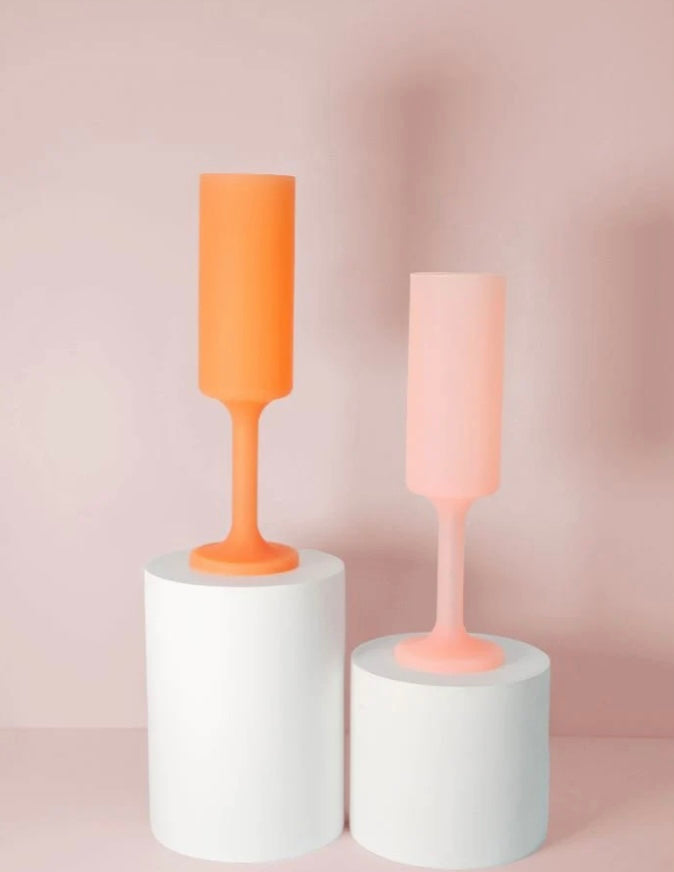 Seff | Peach + Petal | Champagne Flutes