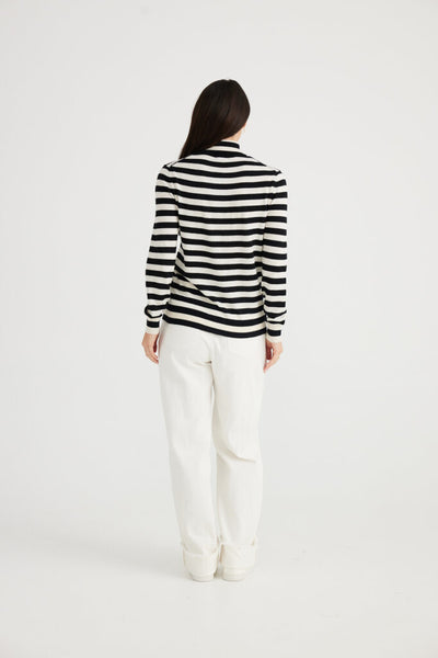 Quinn Knit | Black White