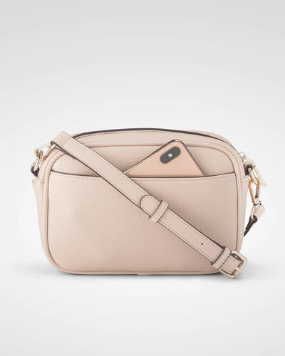 MONICA CAMERA CROSSBODY BAG - Nude