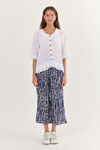 Namastai - N70 Top - White - Womens Fasion