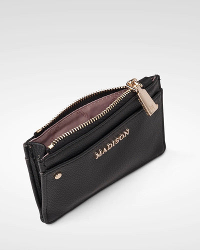 Black | VANESSA SMALL ZIP PURSE CARD-HOLDER