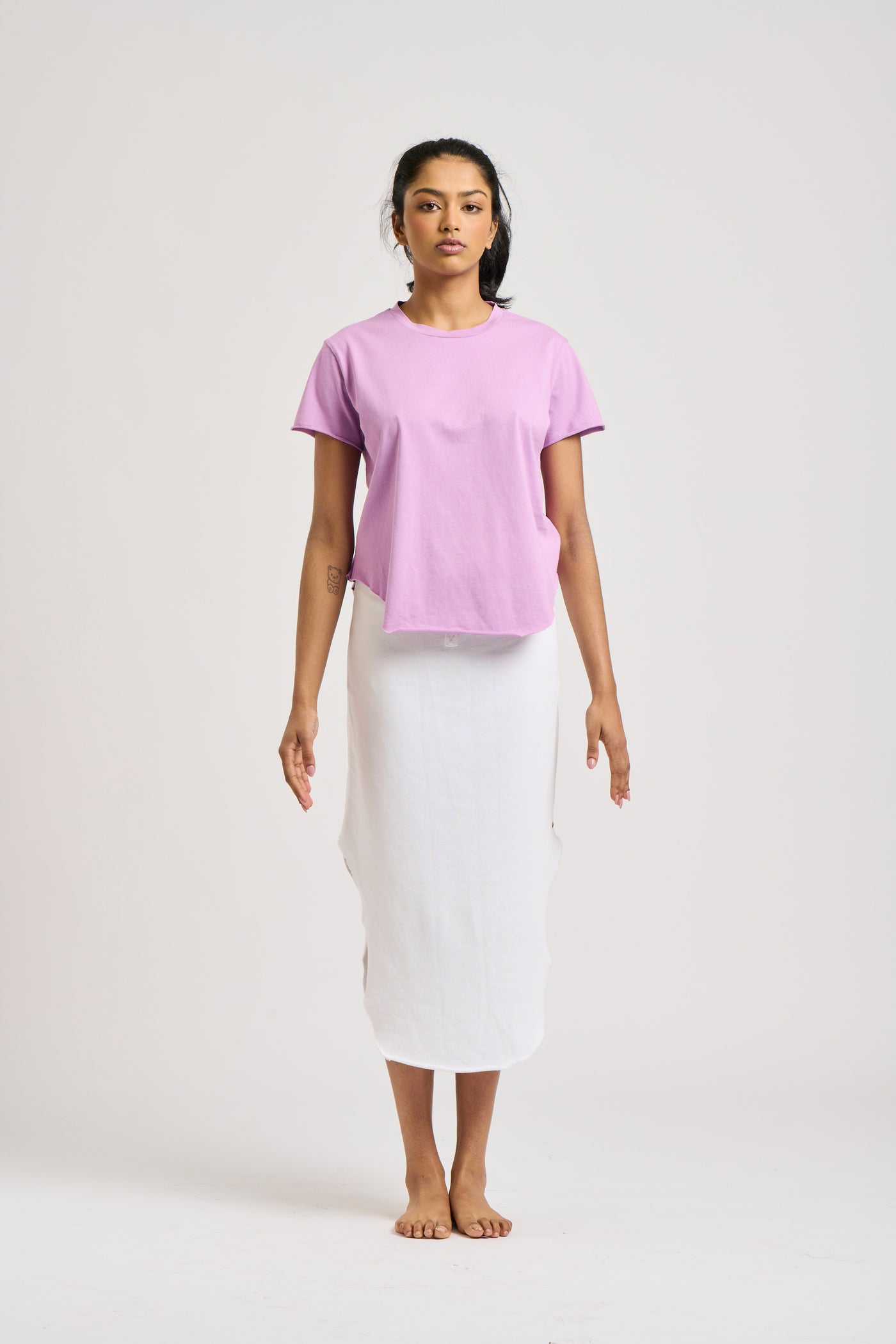 est. 1971 - Raw T-shirt - Lilac - Womens Fashion