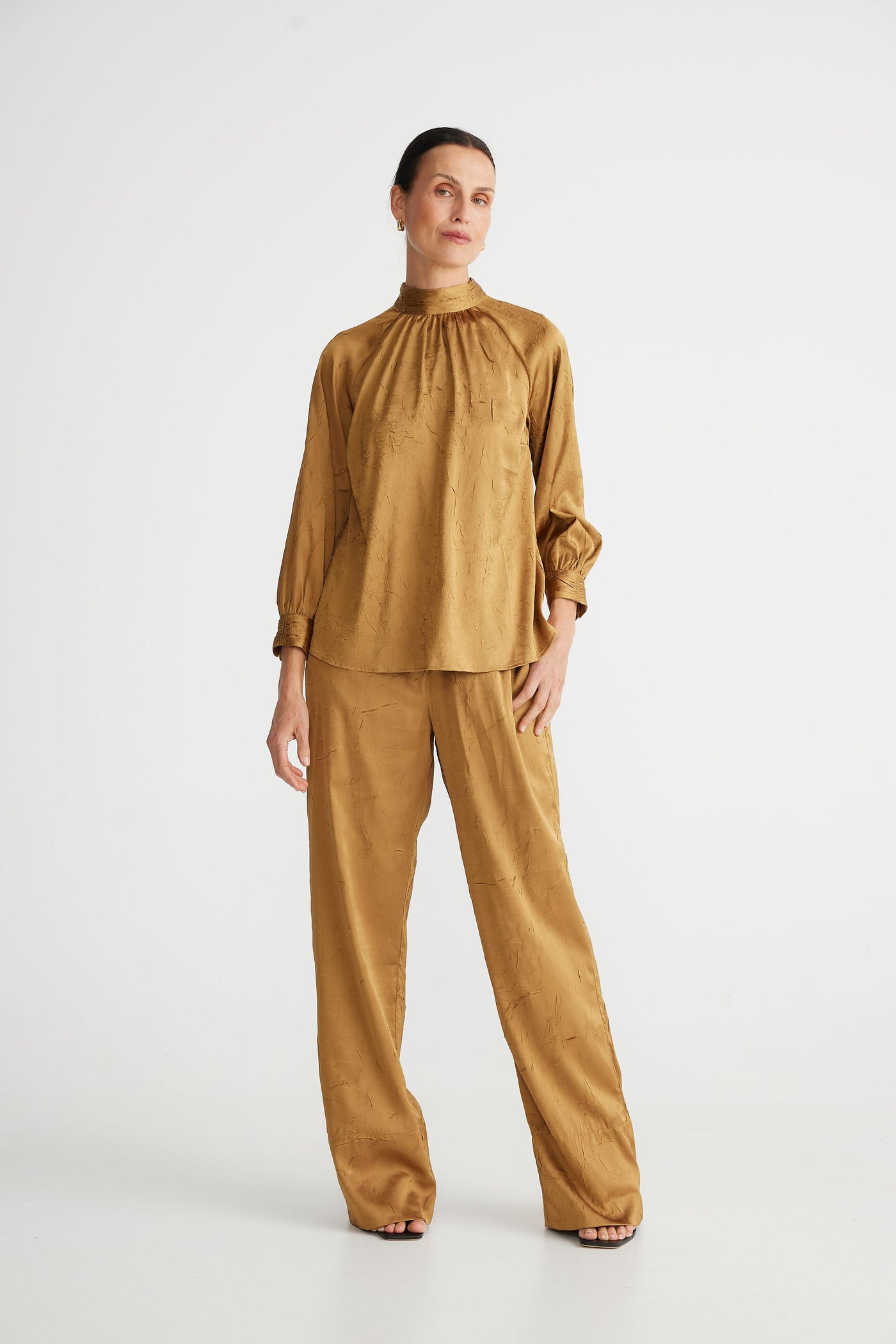 Brave & True - Antoinette Top - Bronze - Womens Fashion