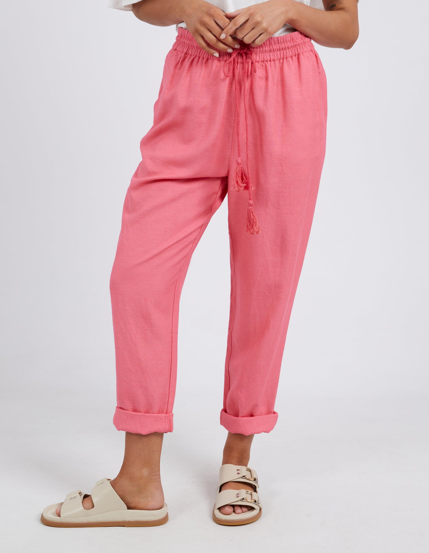 Clem Relaxed Pant - Pink Lemonade