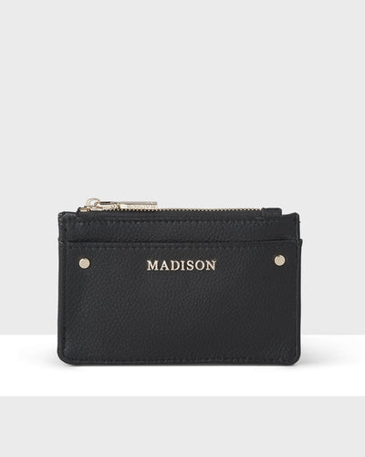 Black | VANESSA SMALL ZIP PURSE CARD-HOLDER