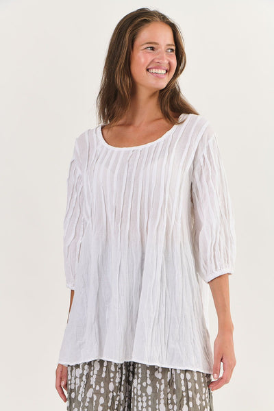 Namastai - N26 Top - White - Womens Fasion
