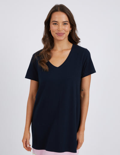 Draw The Line Tee Dress