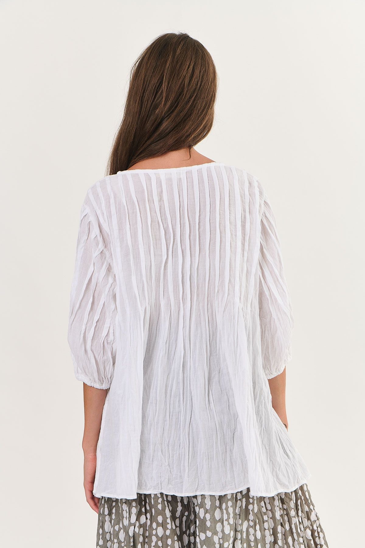 Namastai - N26 Top - White - Womens Fasion