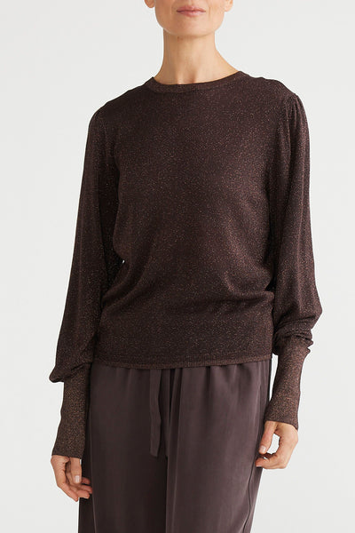 Brave & True - Domenica Knit Top - Champagne - Womens Fashion