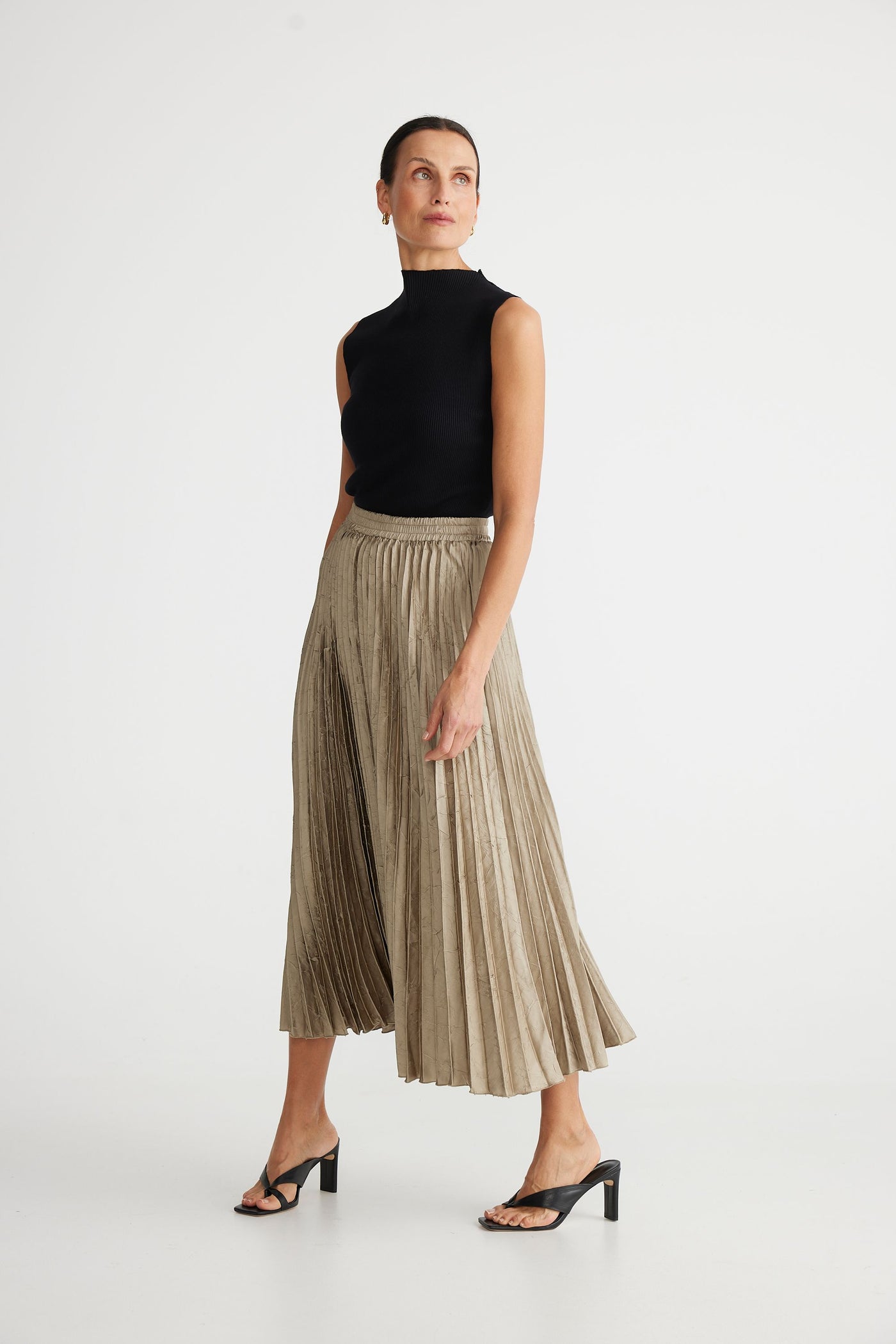 Alias Pleated Skirt | Moss