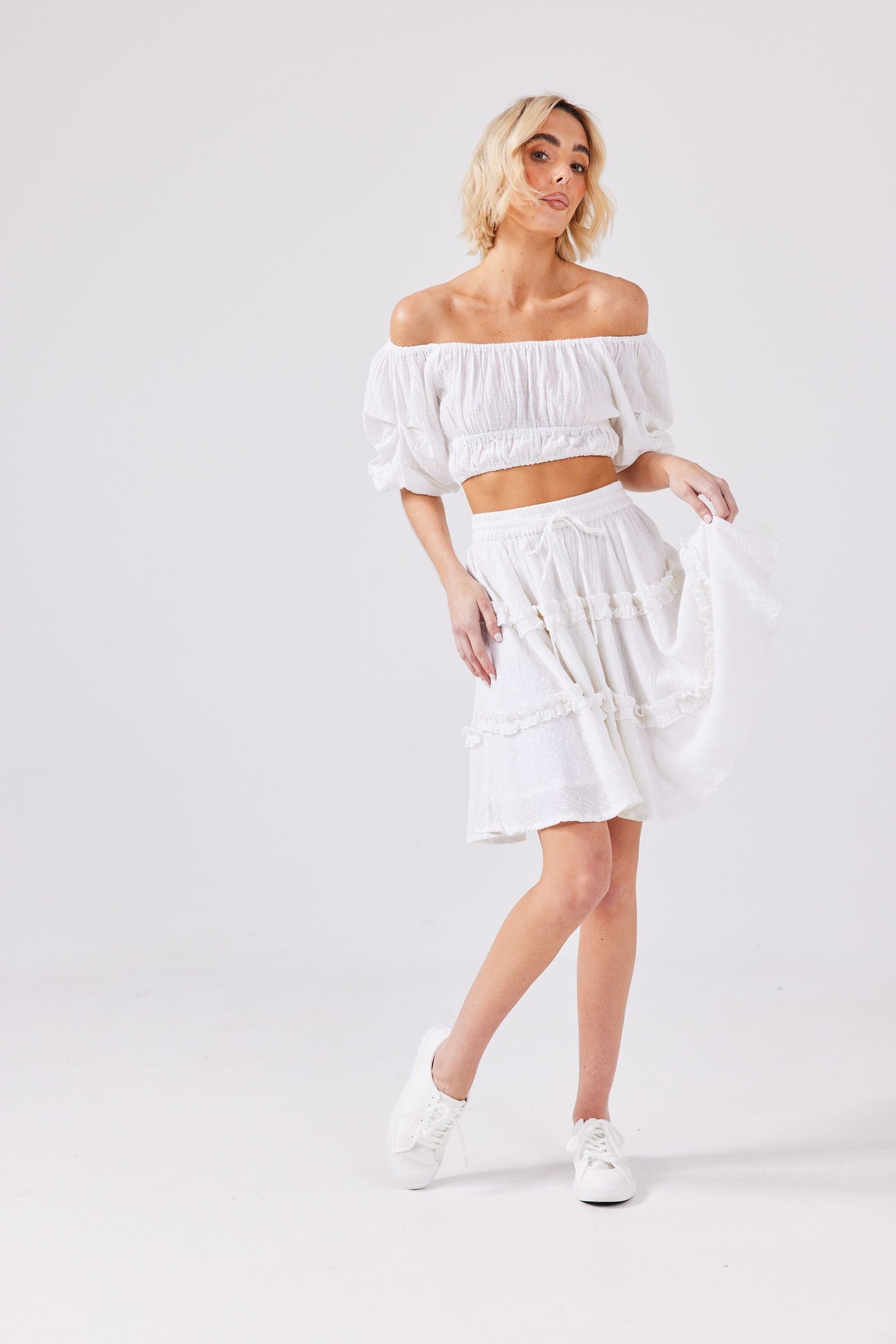 Penzance Skirt - White