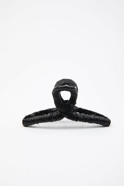 Faux Leather Hair Claw