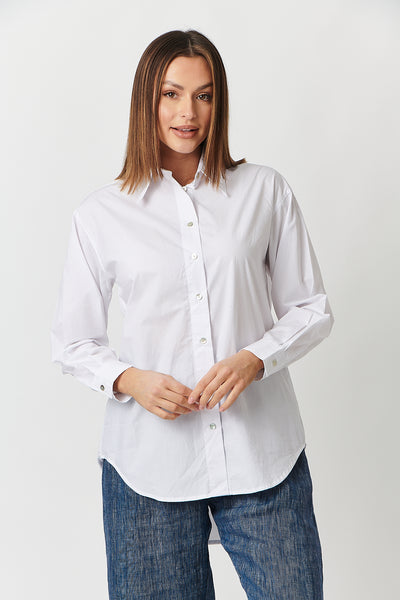Olive Et Julie - Posey Top - White - Womens Fashion