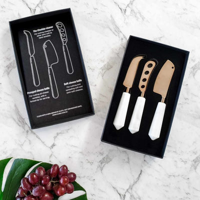 Marble Cheese Knife Set