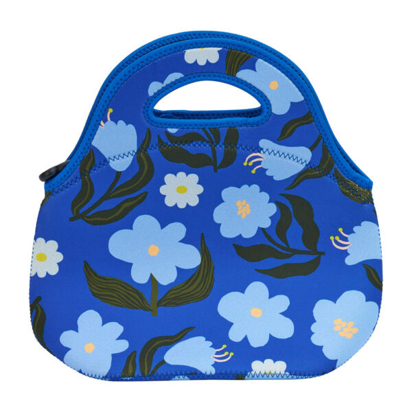 Neoprene Lunch Bag | Nocturnal Blooms