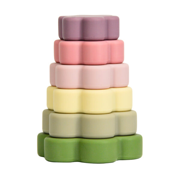 Silicone Stackable Toy – Flower