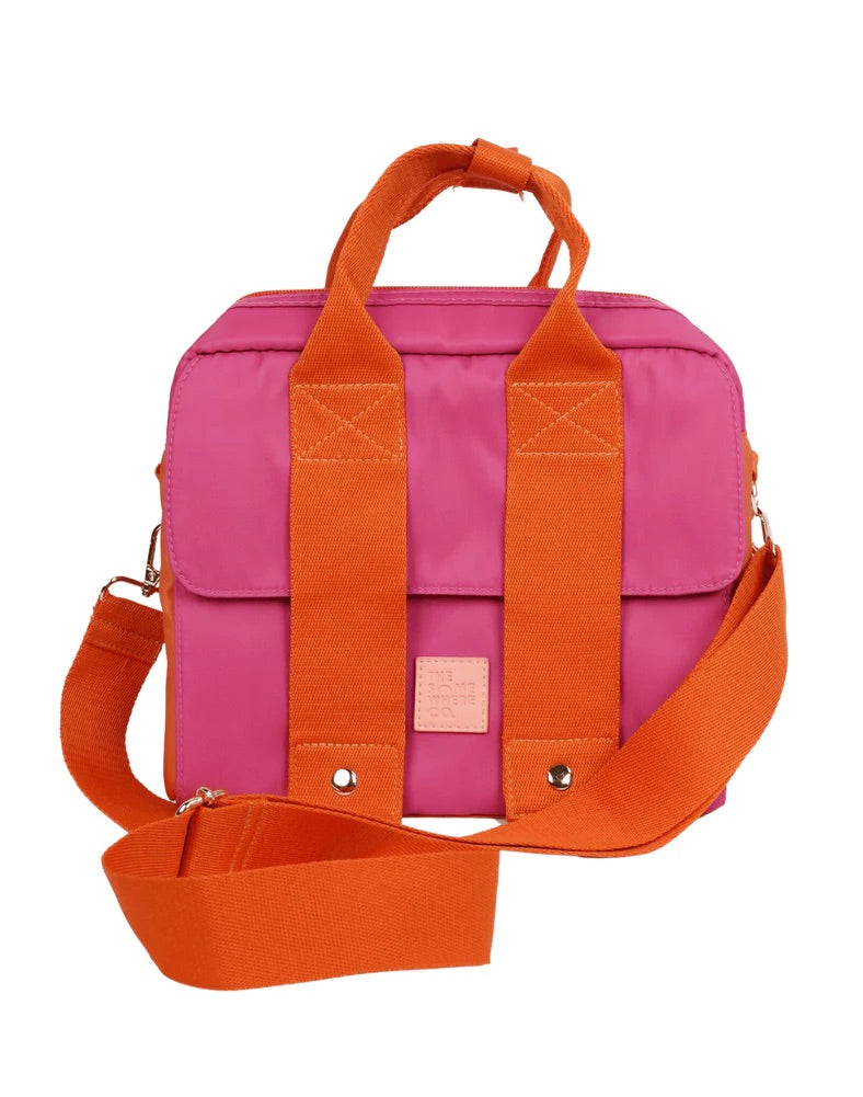 Lunch Tote - Bubblegum Colourblock